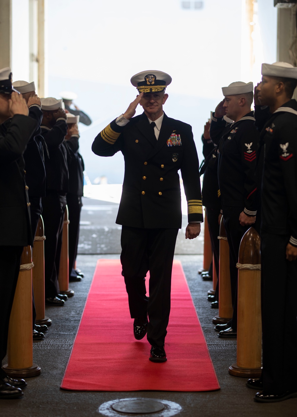 Swedish and Finnish Ambassadors Visit USS Bataan