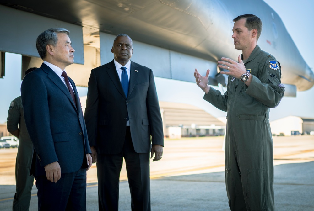 SECDEF/ ROK MoD Visit to Korean War Memorial and Joint Base Andrews