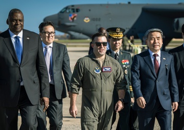 SECDEF/ ROK MoD Visit to Korean War Memorial and Joint Base Andrews