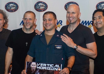 USS Ronald Reagan (CVN 76) Sailors meet Vertical Horizon