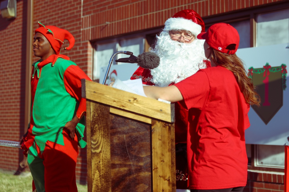 Santa Claus Visits Fort Riley