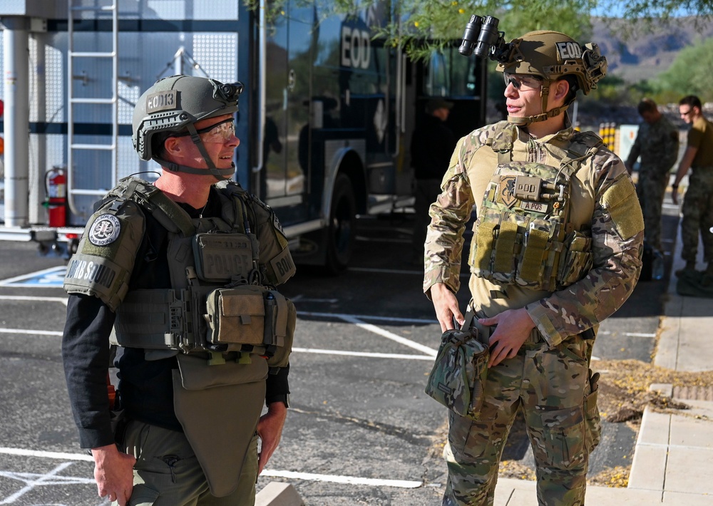 FBI, Police, DM Airmen conduct explosives training