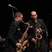 United States Navy Band Commodores perform at Dripping Springs High School.