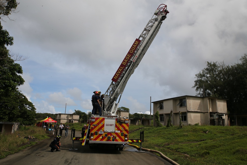 Marine Corps Base Camp Blaz hosts joint fire department training in Guam