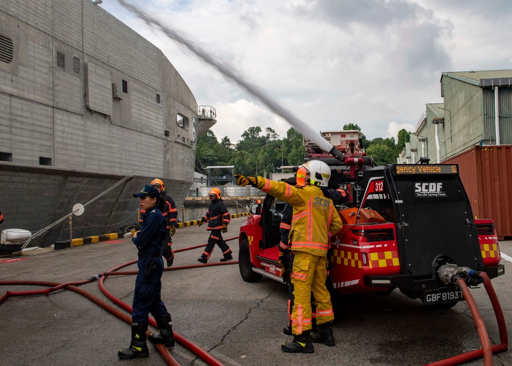 Joint, Combined Interagency Team Exercises Emergency Response in Singapore