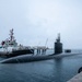 USS Springfield Departs Naval Base Guam