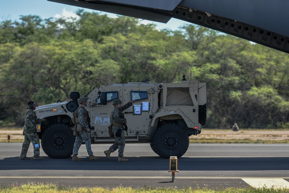 15th Wing provides mobility support during Joint Pacific Multinational Readiness Center 23-01