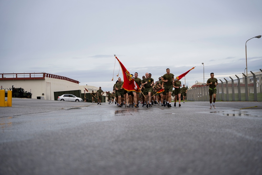 CLR-37 Conducts 247th Marine Corps Birthday Moto Run and Cake Ceremony