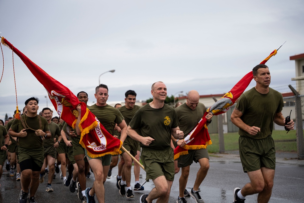 CLR-37 Conducts 247th Marine Corps Birthday Moto Run and Cake Ceremony