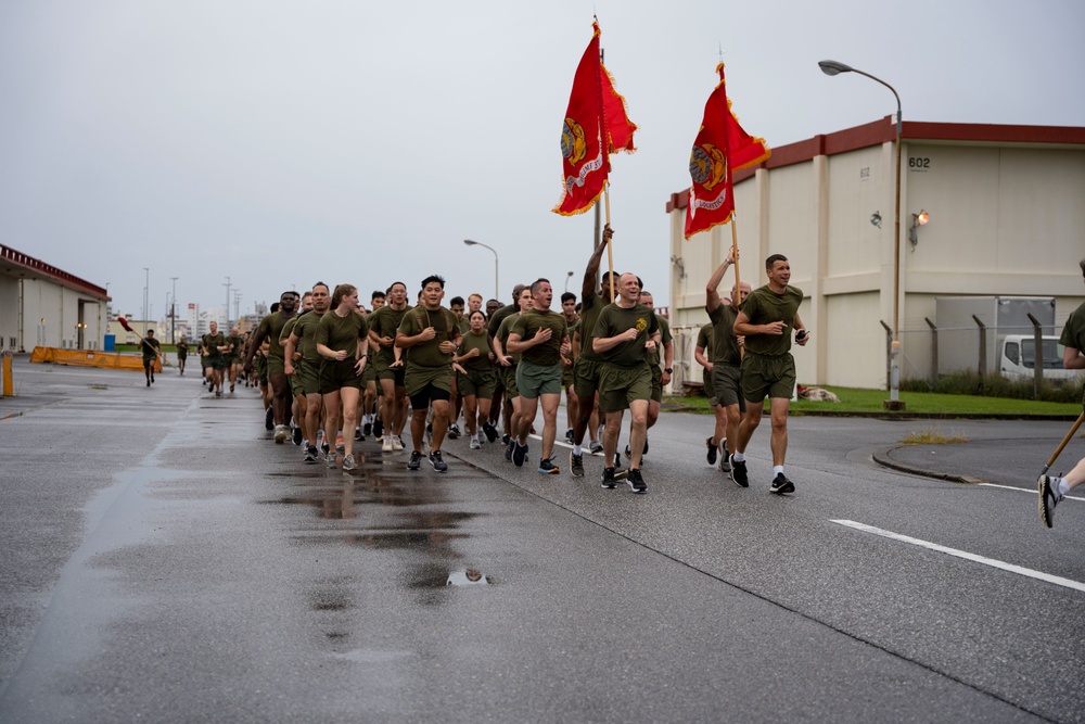 CLR-37 Conducts 247th Marine Corps Birthday Moto Run and Cake Ceremony