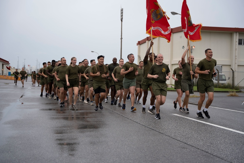 CLR-37 Conducts 247th Marine Corps Birthday Moto Run and Cake Ceremony