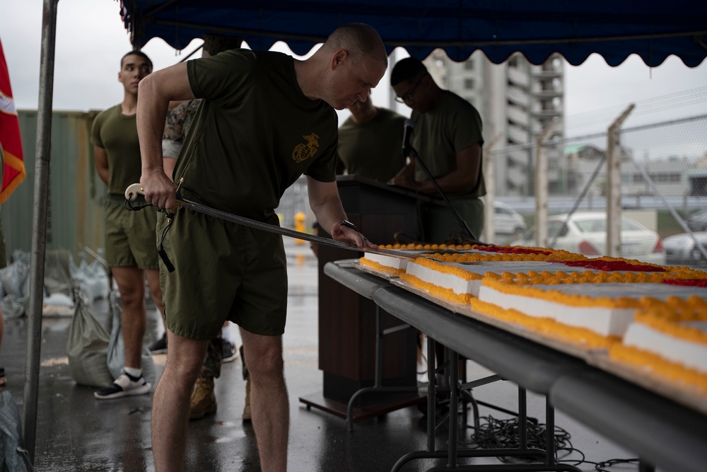 CLR-37 Conducts 247th Marine Corps Birthday Moto Run and Cake Ceremony