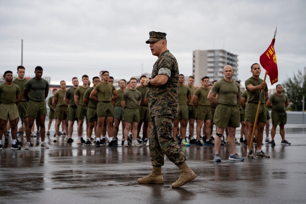 CLR-37 Conducts 247th Marine Corps Birthday Moto Run and Cake Ceremony