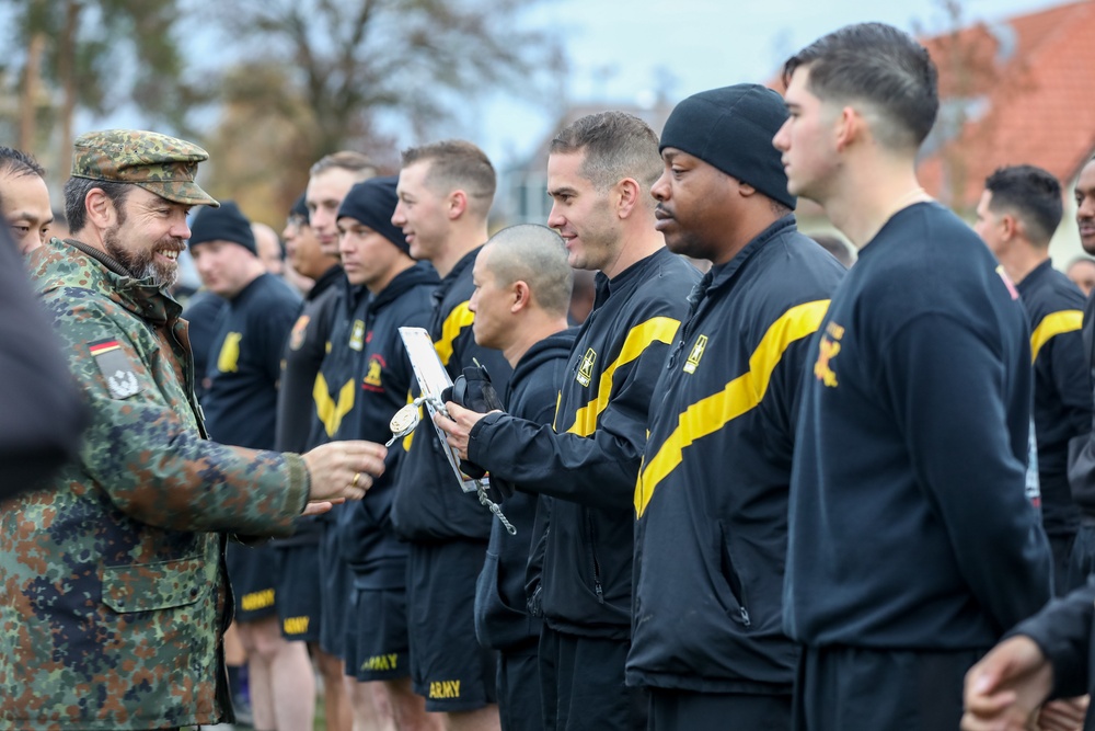 German Schützenschnur awarded to U.S. Soldiers