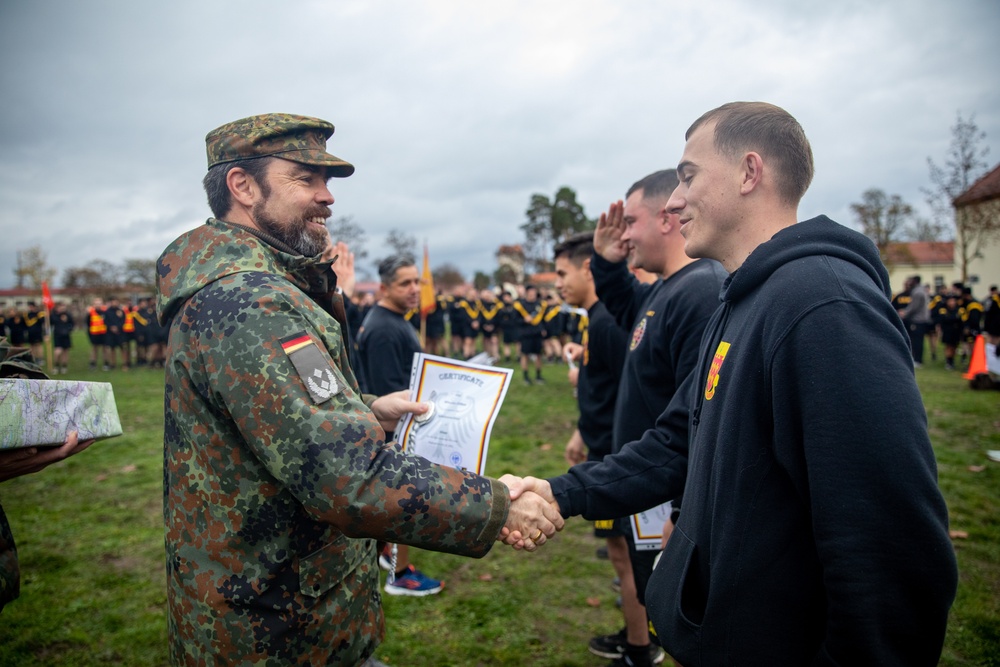 German Schützenschnur awarded to U.S. Soldiers