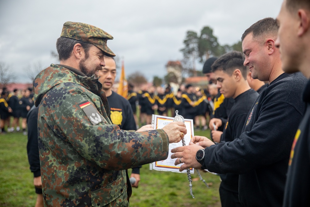 German Schützenschnur awarded to U.S. Soldiers