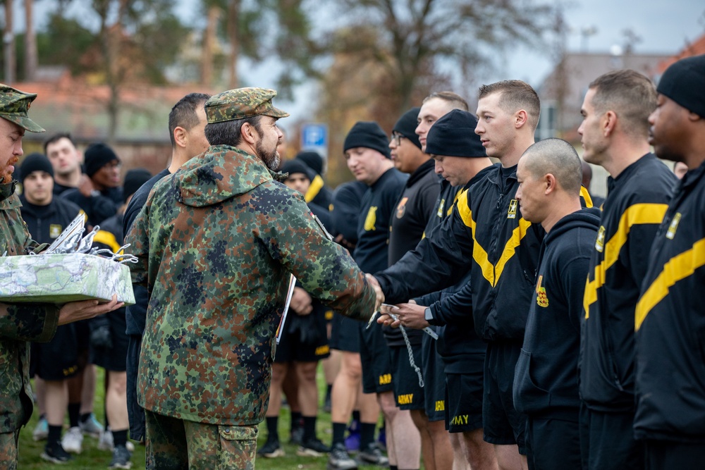 German Schützenschnur awarded to U.S. Soldiers