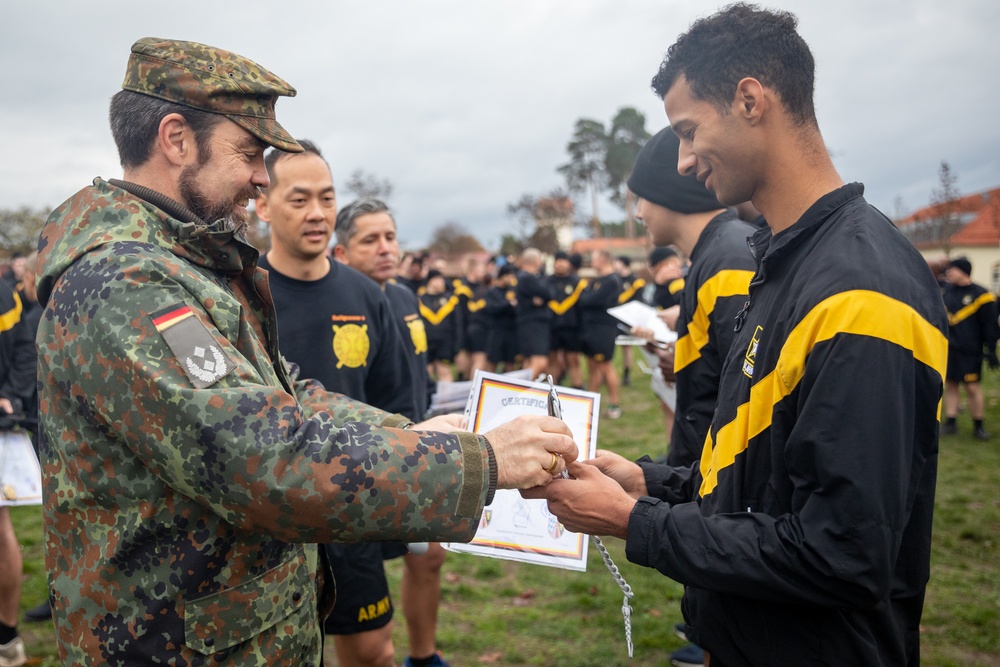 German Schützenschnur awarded to U.S. Soldiers