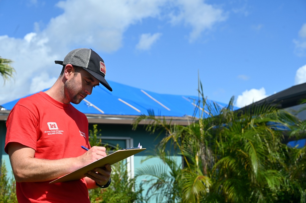 USACE continues installing blue roofs in southwest Florida