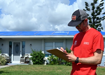 USACE continues installing blue roofs in southwest Florida