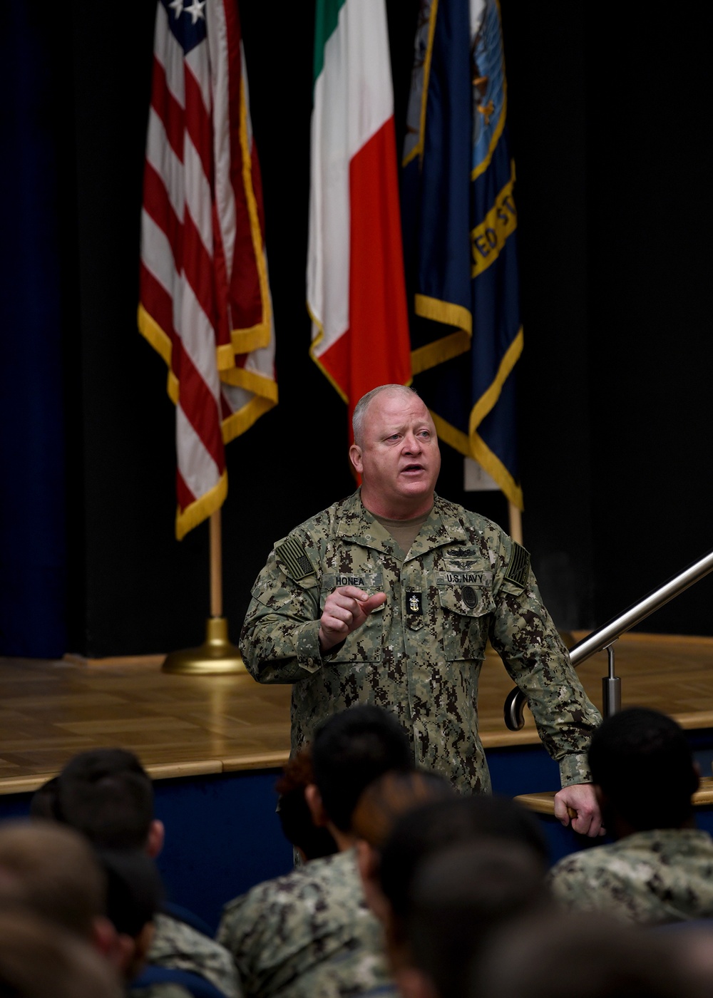 MCPON Visits Naval Support Activity Naples, Italy