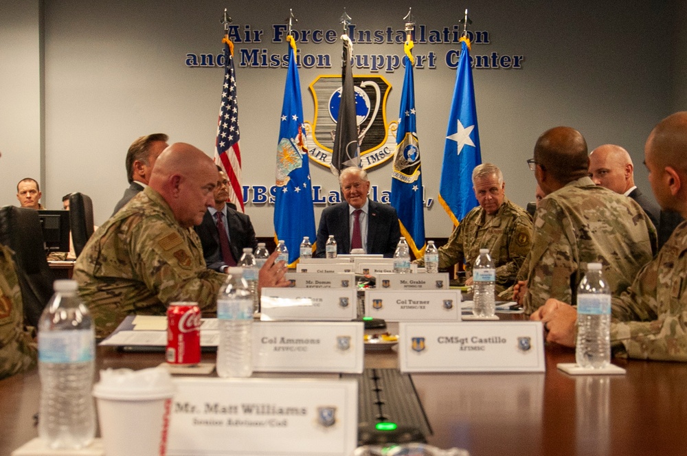 SecAF Visits AFIMSC HQ at Joint Base San Antonio-Lackland