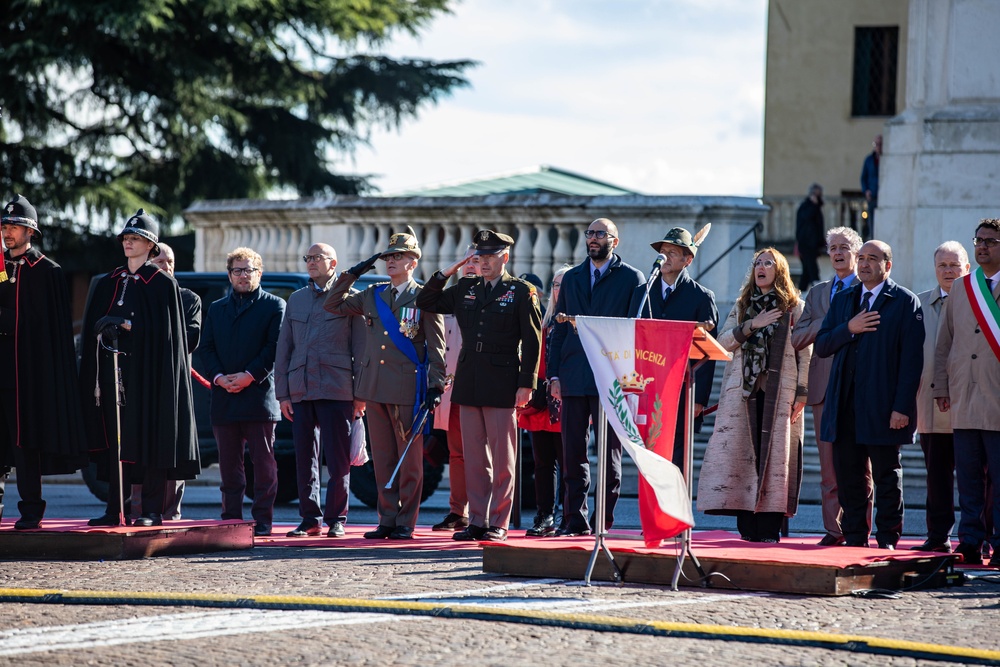 Italian National Unification and Armed Forces Day celebration in Vicenza