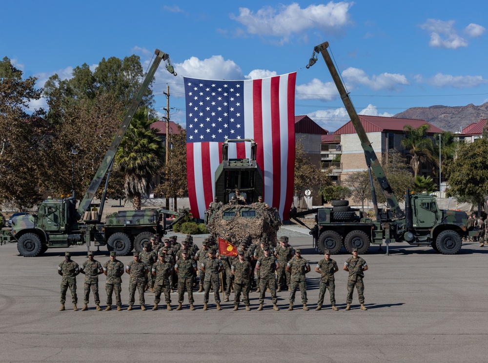 5th Bn., 11th Marines pose for annual group photo