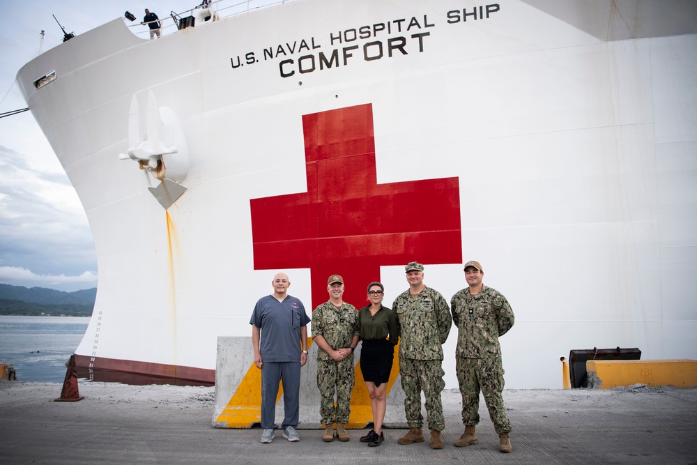 USNS Comfort Arrives in Honduras for CP22