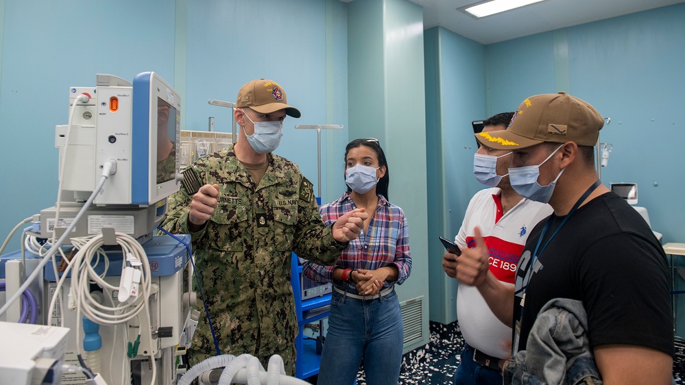 BioMed Tour around USNS Comfort