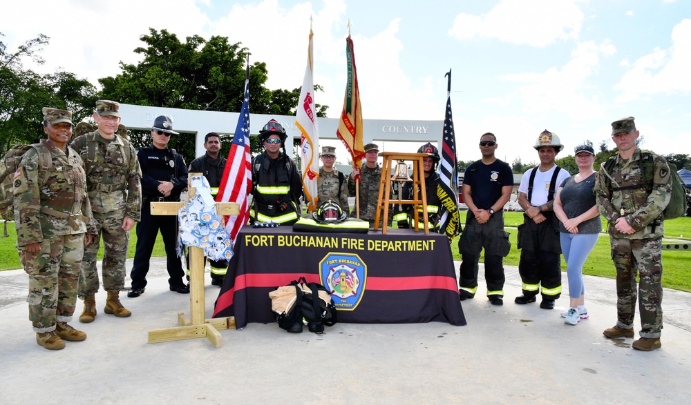 USAG Fort Buchanan in partnership with approximately 1,500 Soldiers from the 1st Mission Support Command (1st MSC) 166th Regional Support Group (RSG); Fort Buchanan’s Directorate of Emergency Services Fire, Police and Emergency Medical Service Departmen