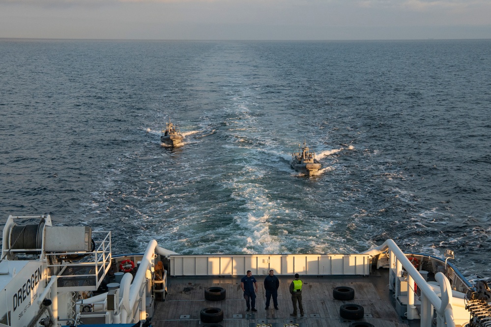 USCGC Hamilton conducts joint tactical training with the Finnish Border Guard in the Baltic Sea