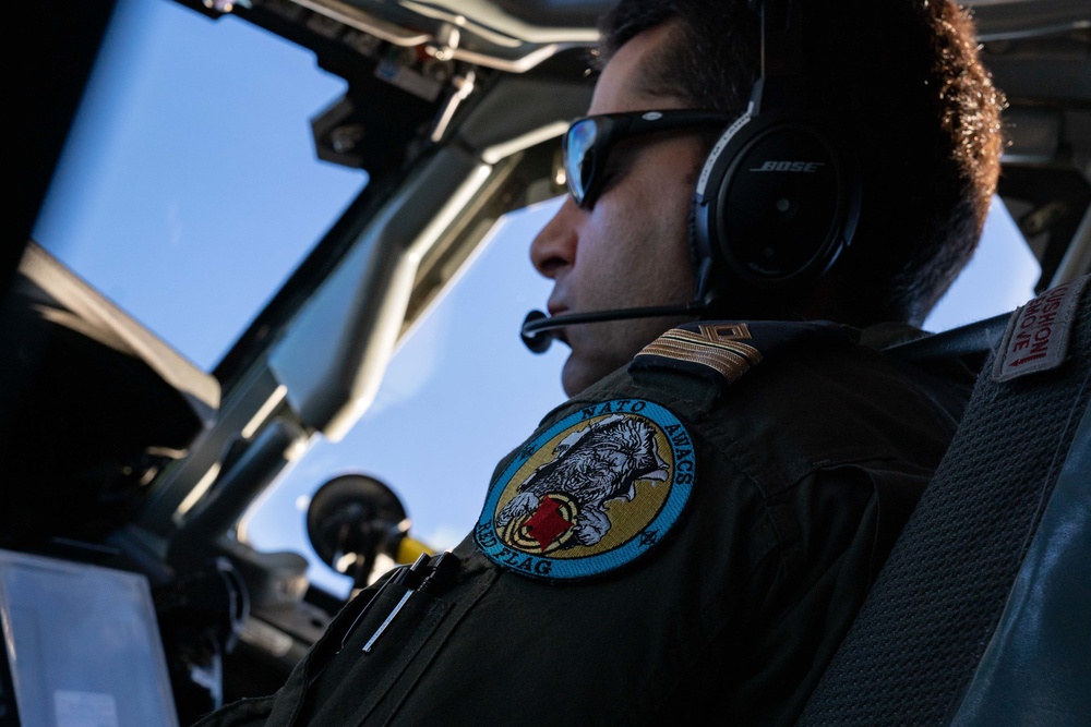 NATO AWACS support and train during RED FLAG-Alaska 23-1