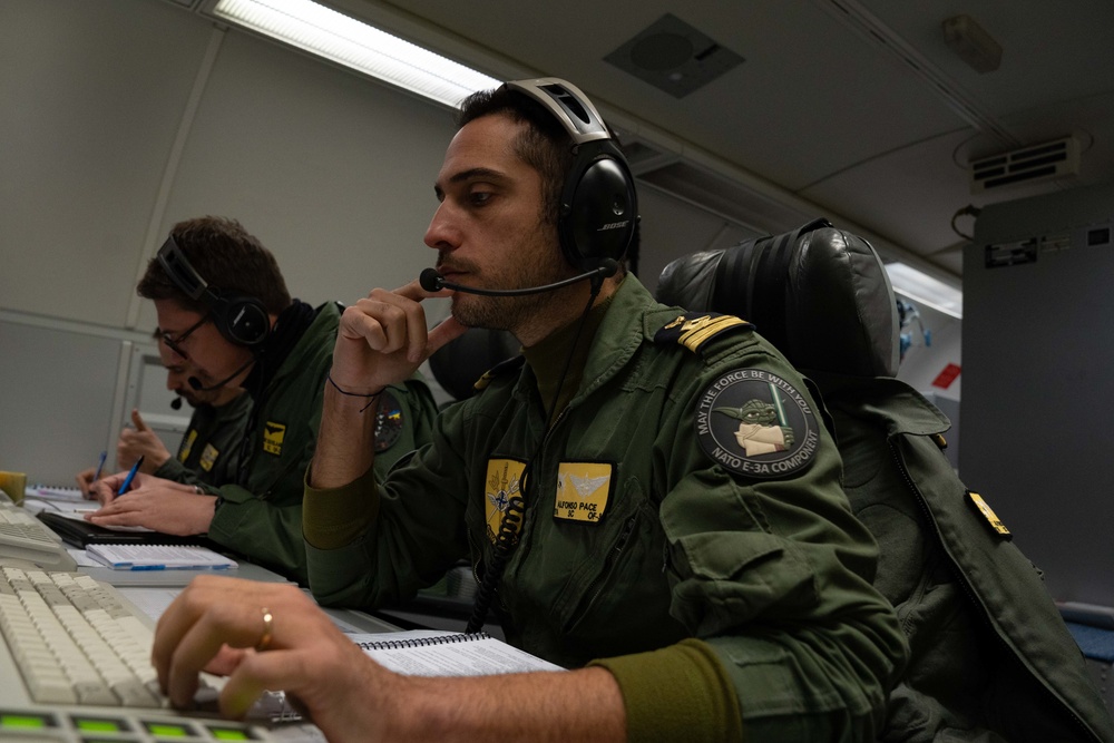 NATO AWACS support and train during RED FLAG-Alaska 23-1