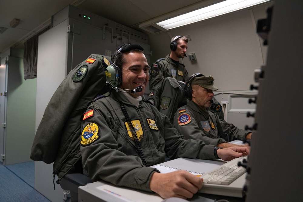 NATO AWACS support and train during RED FLAG-Alaska 23-1