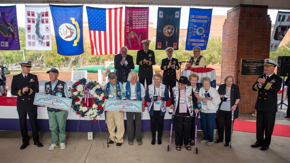 Naval Submarine Base Kings Bay Holds Submarine Veterans of World War II Memorial