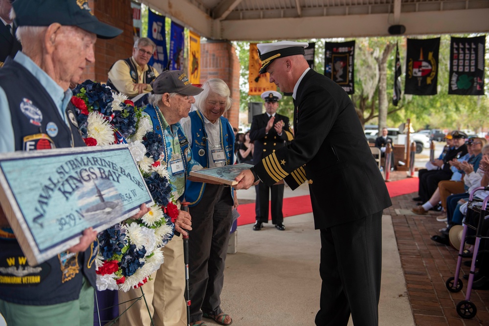 Naval Submarine Base Kings Bay Holds Submarine Veterans of World War II Memorial