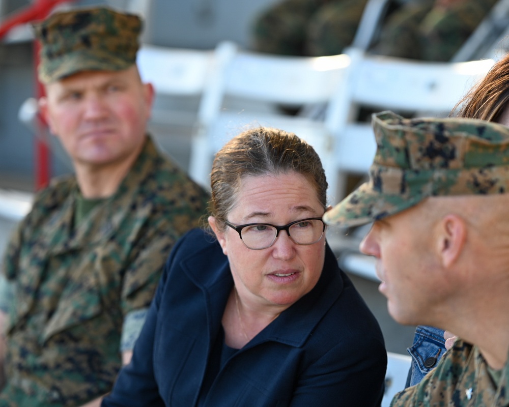 USNCC President Visits Parris Island as Parade Reviewing Official