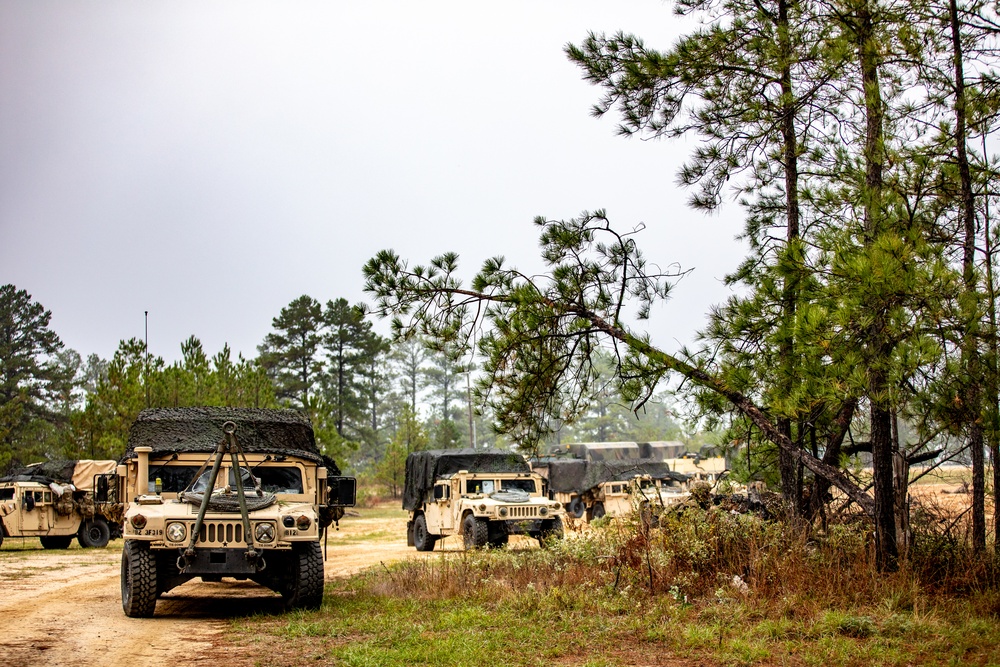 Paratroopers Prepare for Fire Mission during JRTC