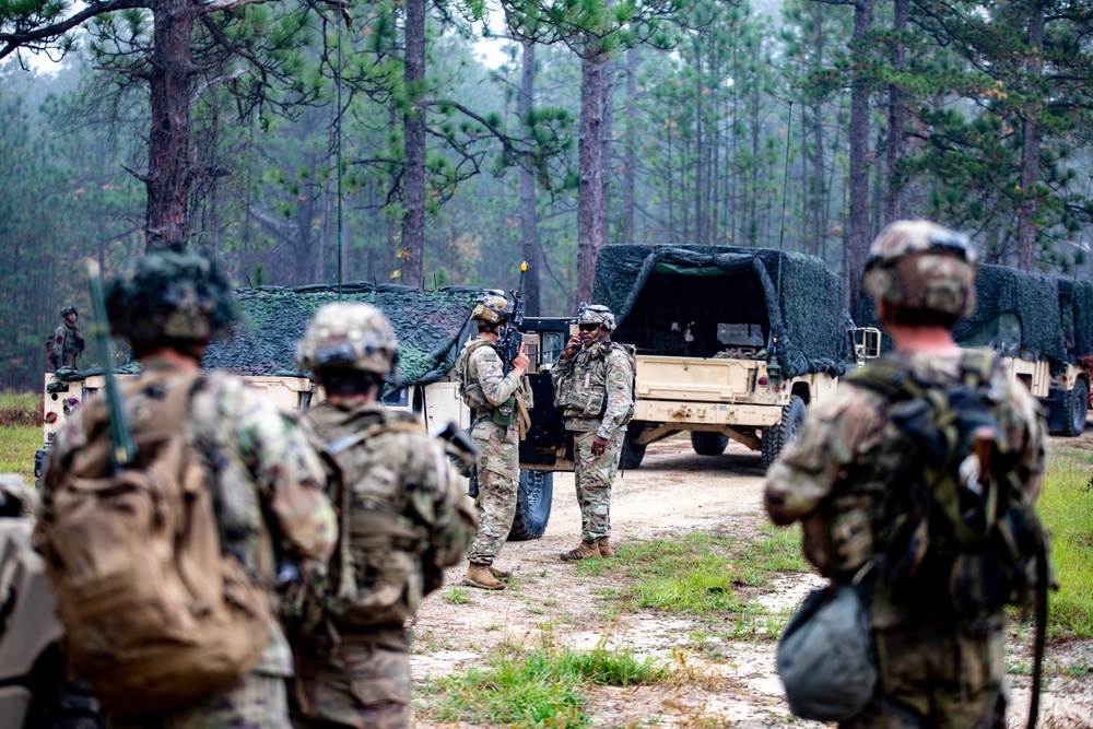 Paratroopers Prepare for Fire Mission during JRTC