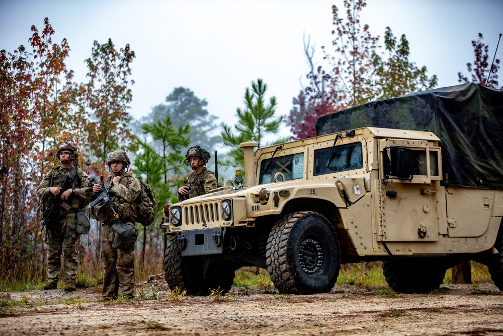 Paratroopers Prepare for Fire Mission during JRTC