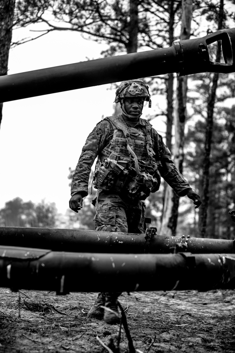 Paratroopers Prepare for Fire Mission during JRTC