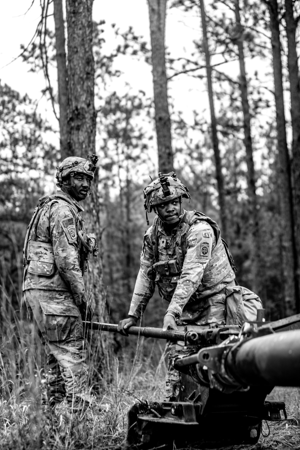 Paratroopers Prepare for Fire Mission during JRTC