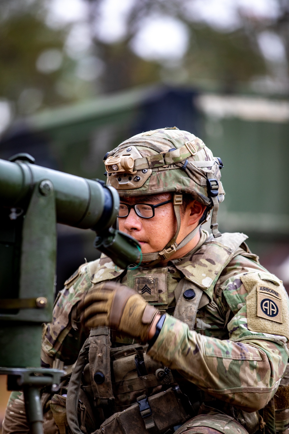 Paratroopers Prepare for Fire Mission during JRTC