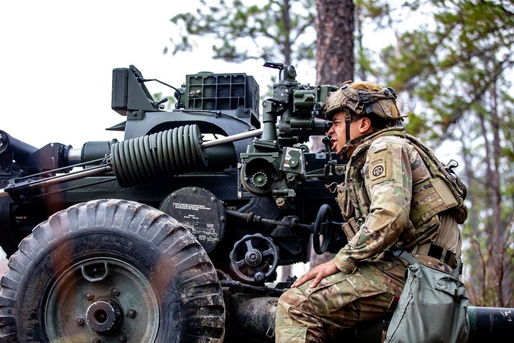 Paratroopers Prepare for Fire Mission during JRTC