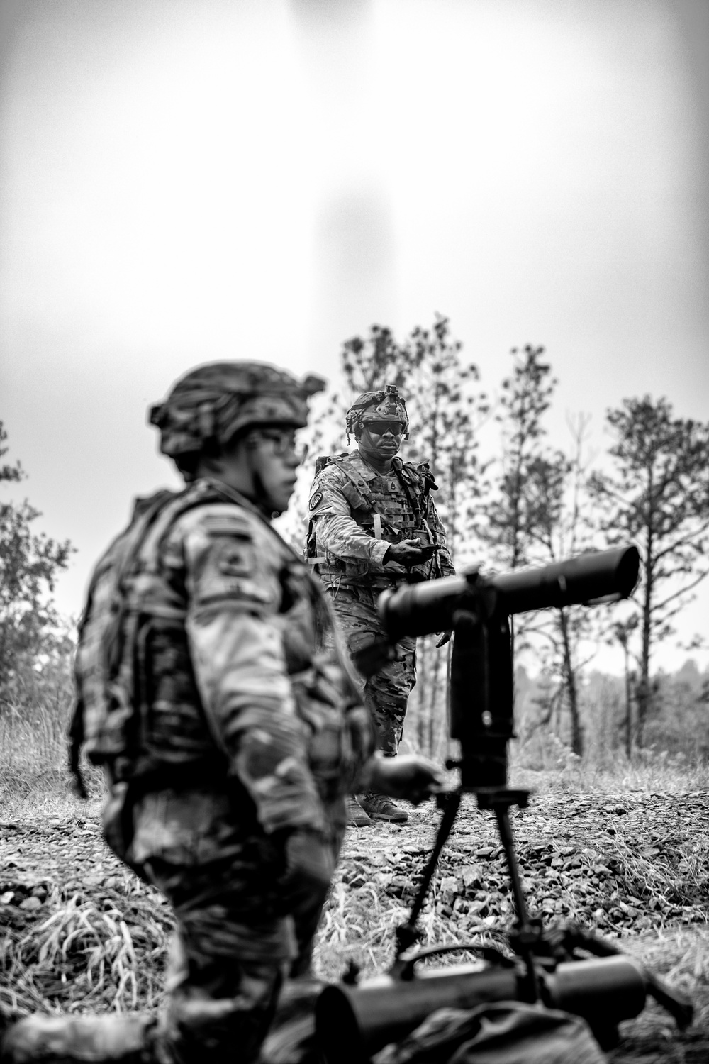 Paratroopers Prepare for Fire Mission during JRTC