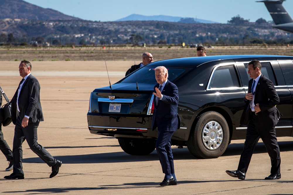 POTUS departs from MCASM