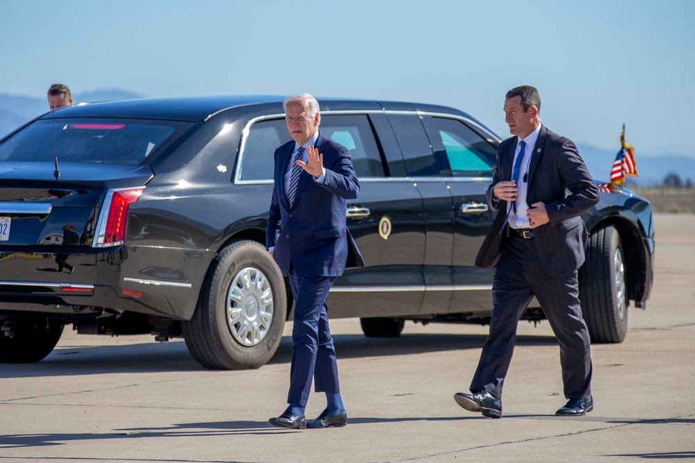 President Biden departs from MCAS Miramar