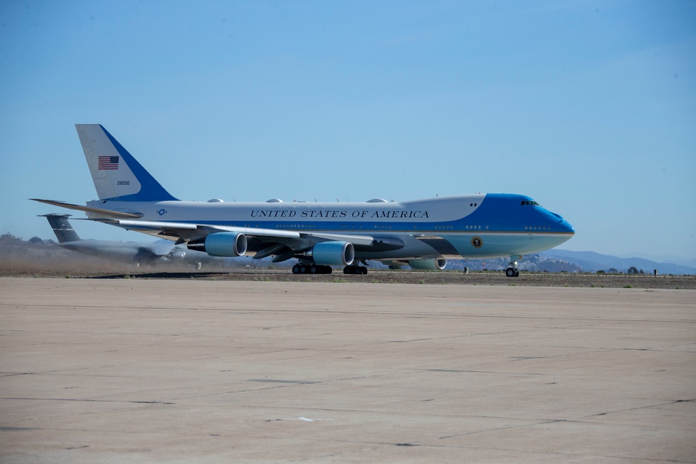 President Biden departs from MCAS Miramar
