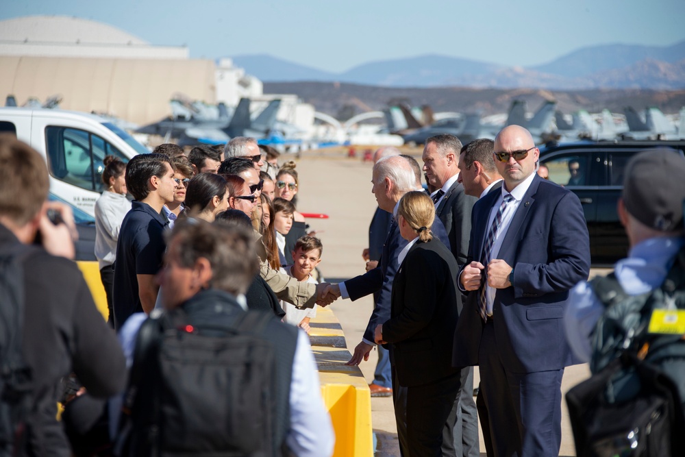 President Biden departs from MCAS Miramar